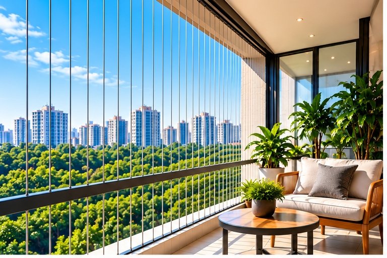 Balcony Invisible Grills